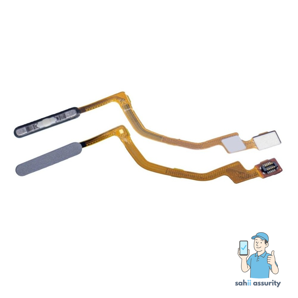 Fingerprint Sensor with Flex Cable for Xiaomi Redmi Note 9 Pro Max White